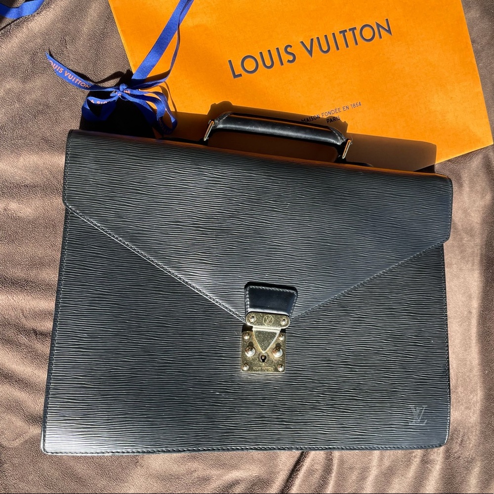 Louis Vuitton Epi Serviette Ambassadeur Briefcase